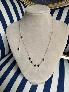 GOLD EFFECT STAR NECKLACE