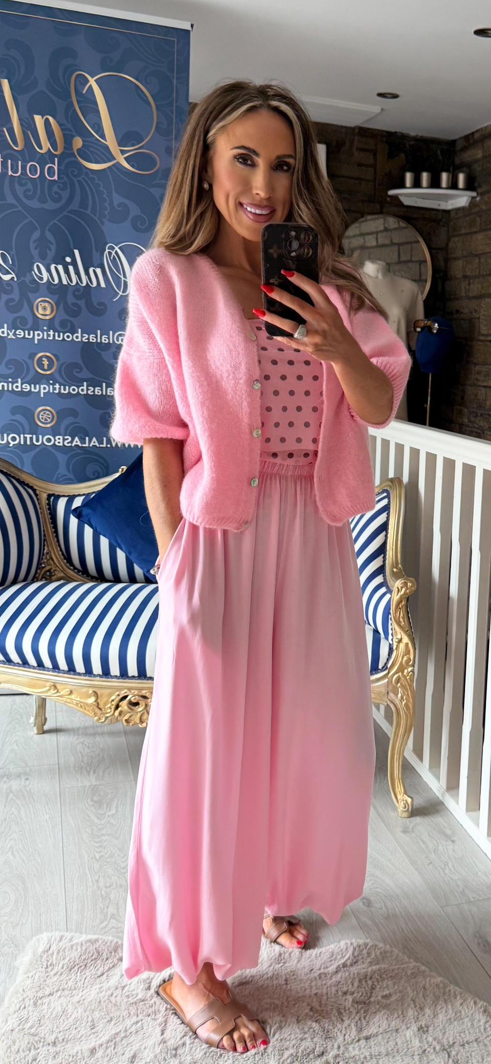 PINK ALADDIN TROUSERS