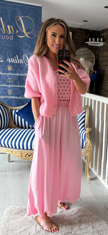 PINK ALADDIN TROUSERS