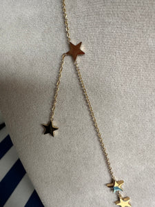 GOLD EFFECT STAR NECKLACE