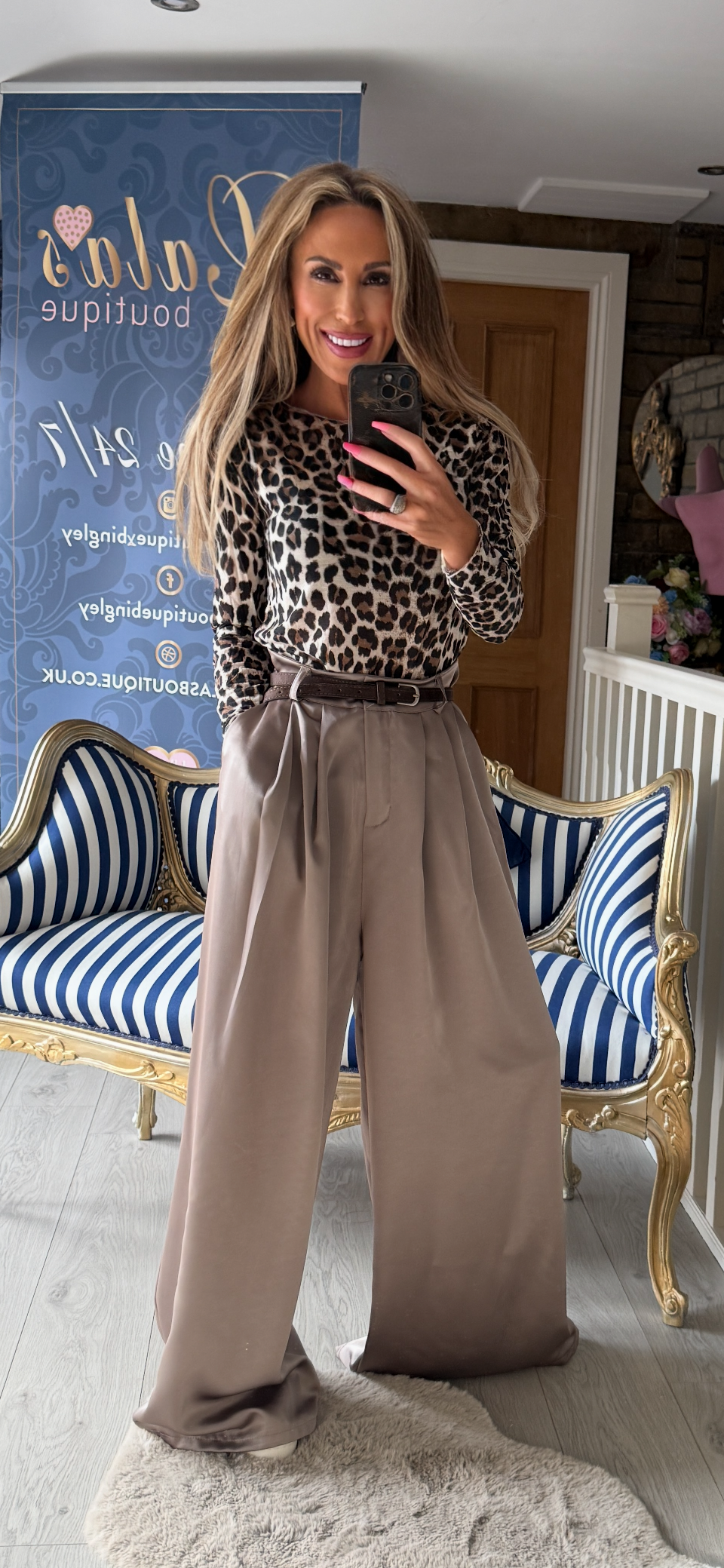 ANIMAL PRINT CASHMERE BASE LAYER