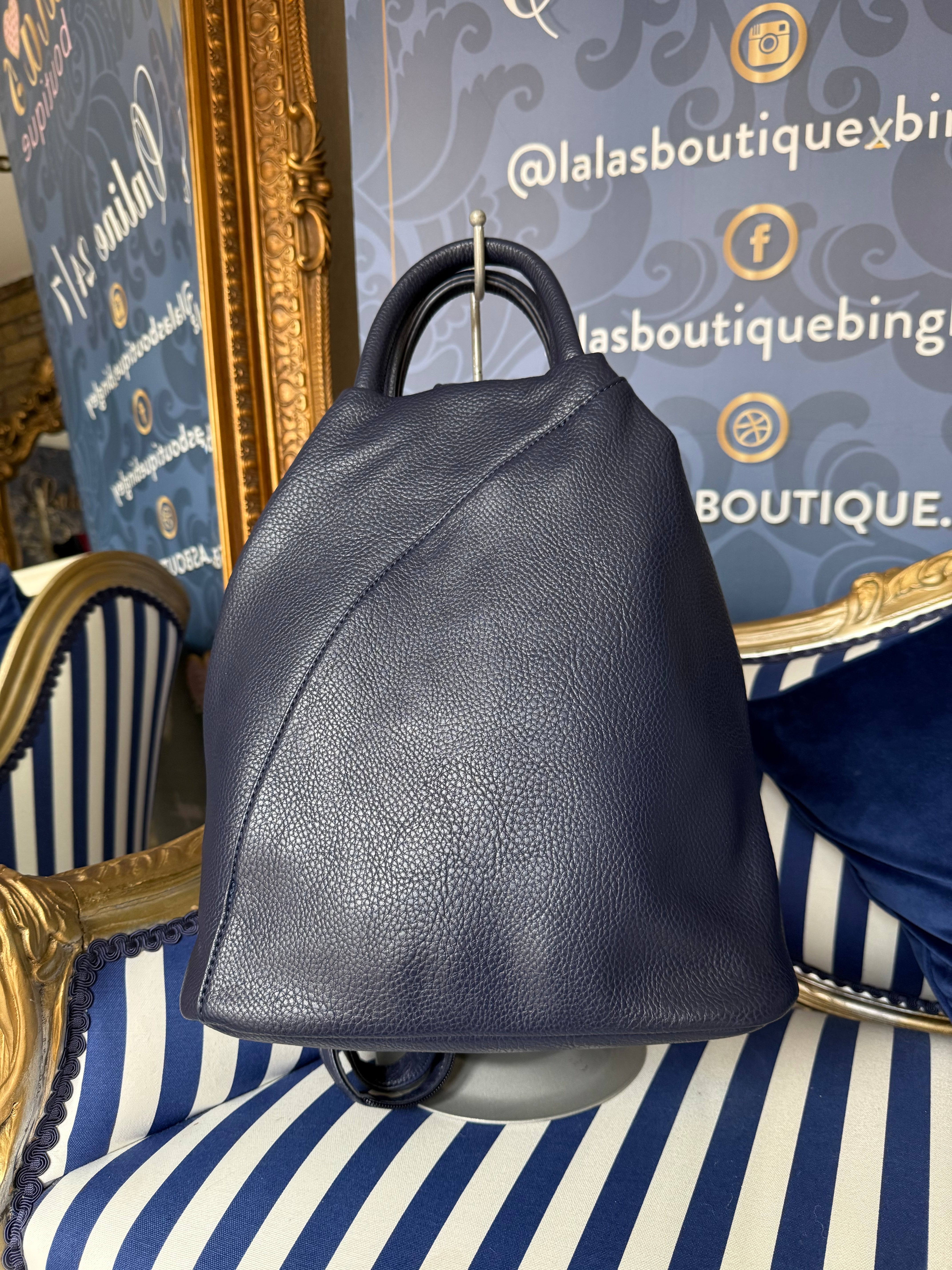 NAVY RUCKSACK BAG3112