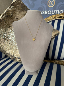 GOLD CLOVER NECKLACE