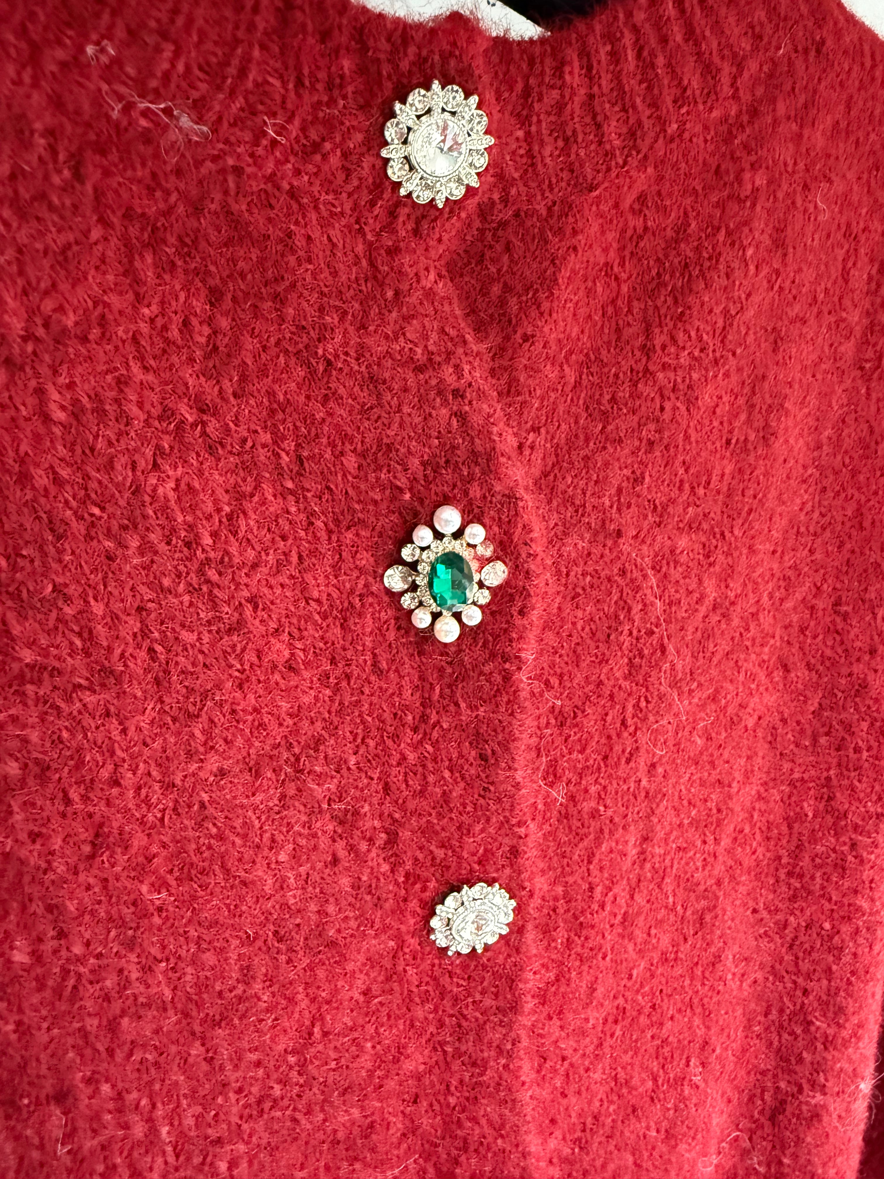 RED JEWEL BACK JUMPER