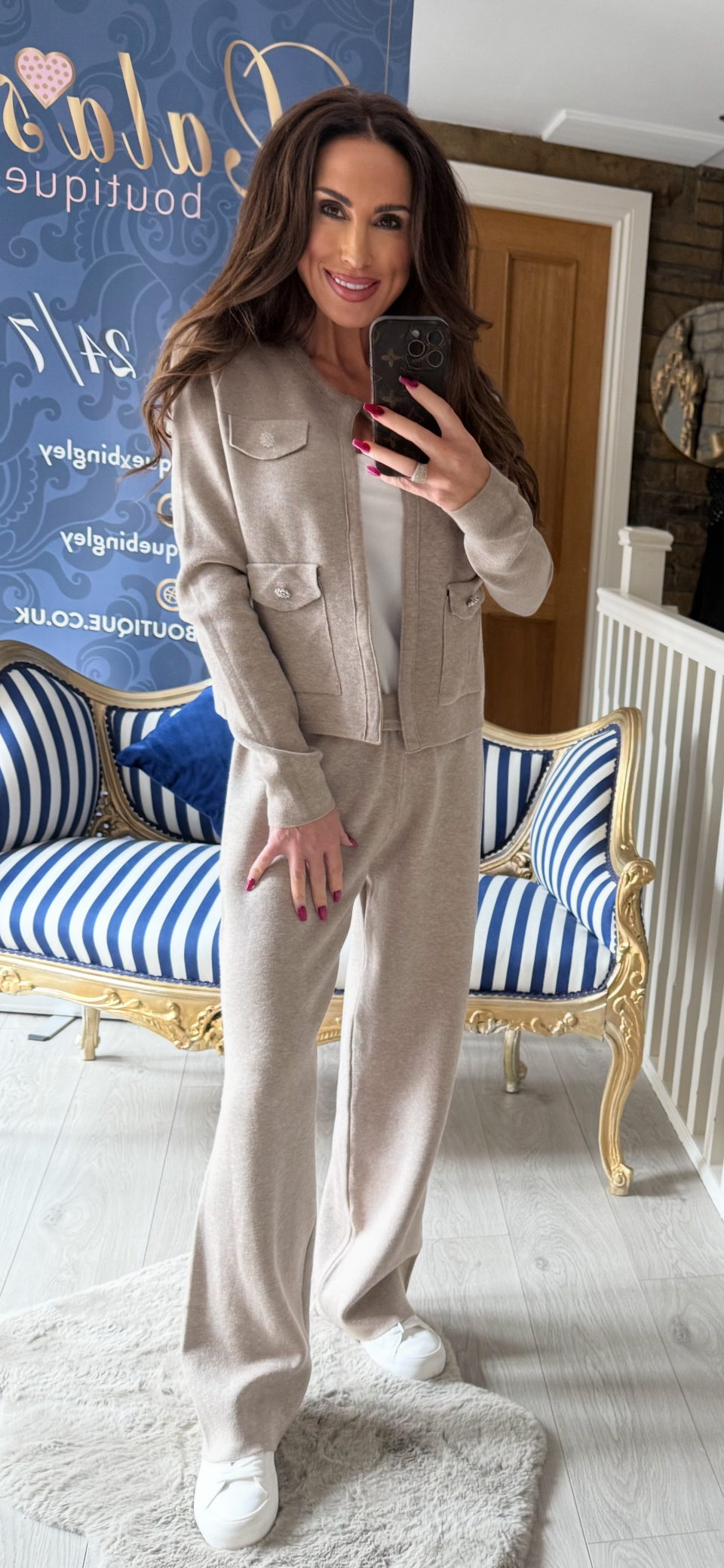 TAUPE KNITTED CO-ORD