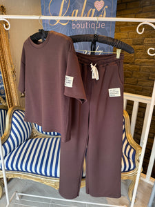 BROWN PERFECT CO-ORD