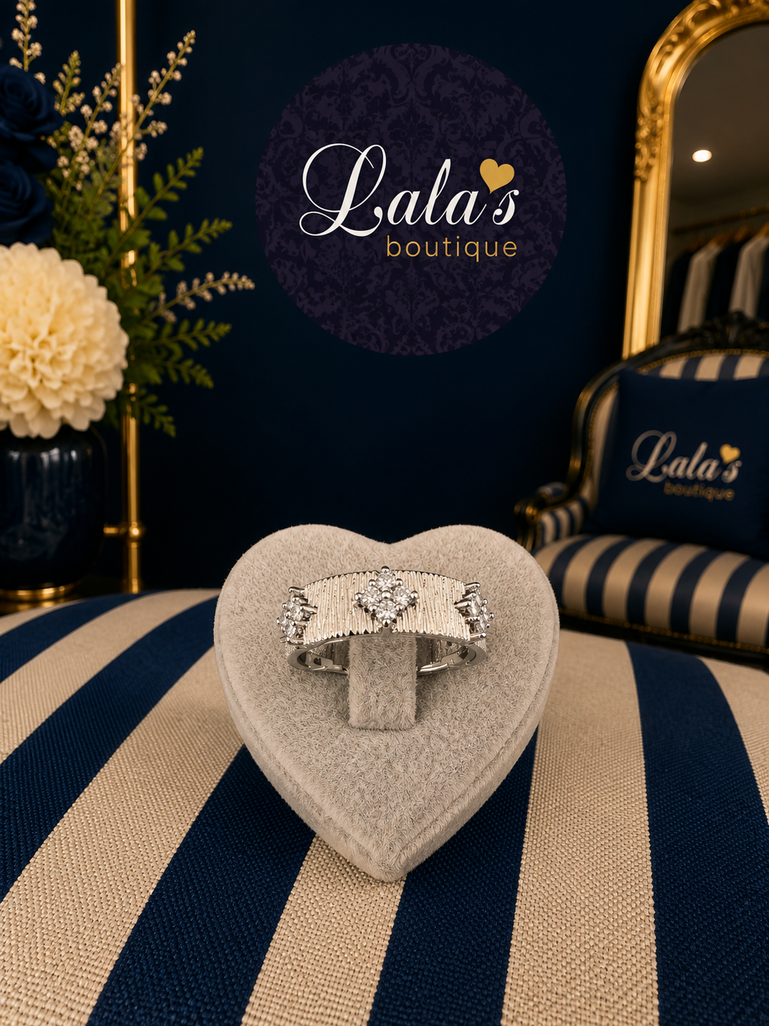 SILVER BUCCI RING