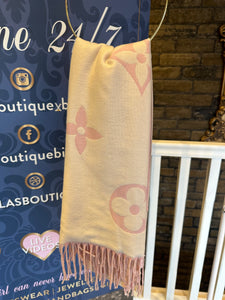 CASHMERE CANDY & CREAMS FLEUR LOUIS SCARF