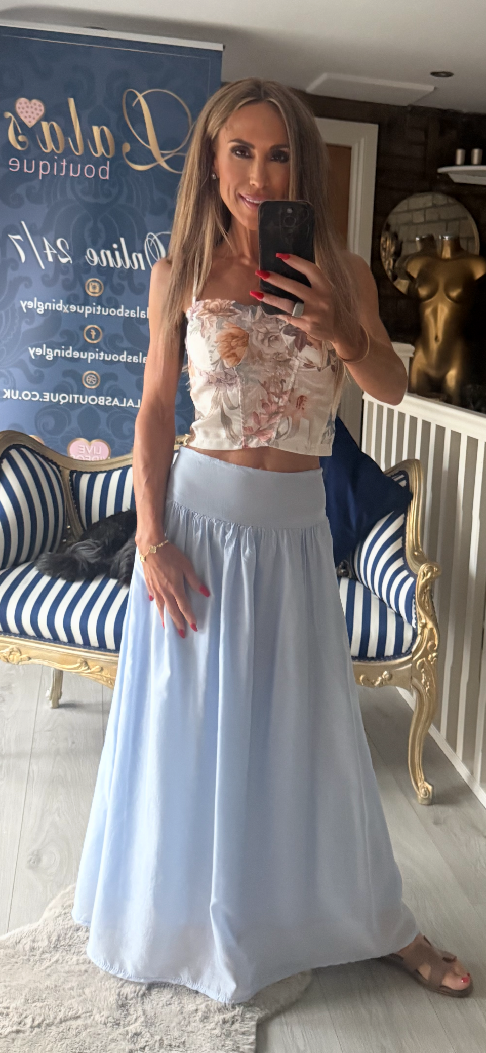CREAM FLORAL BRALET