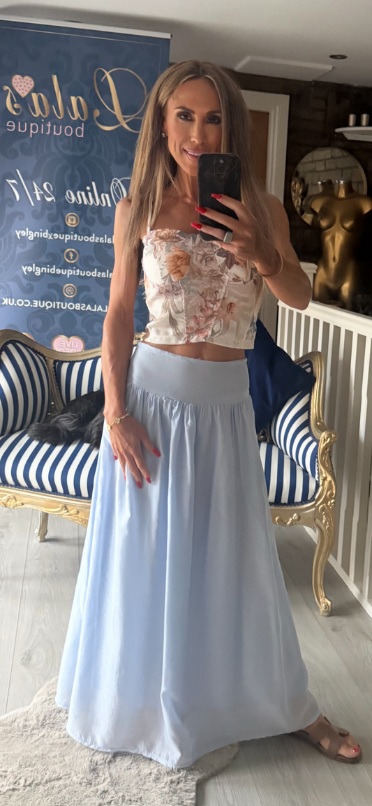 CREAM FLORAL BRALET