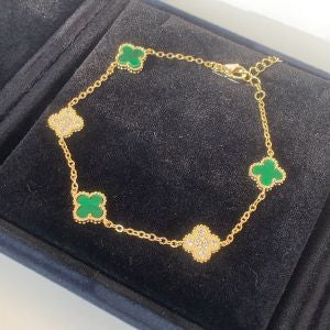 GREEN CLOVER BRACELET