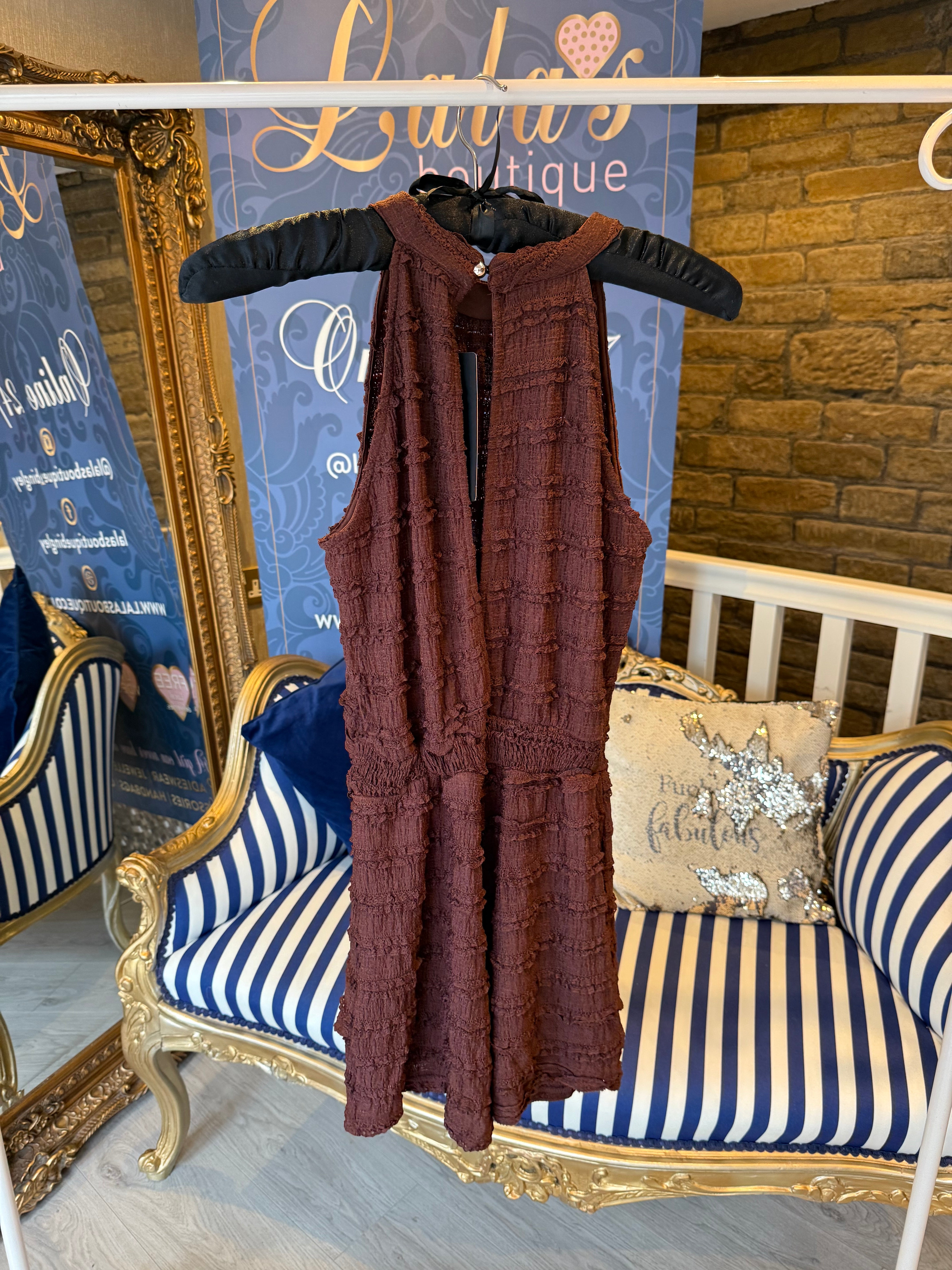 CHOCOLATE SKORT PLAYSUIT
