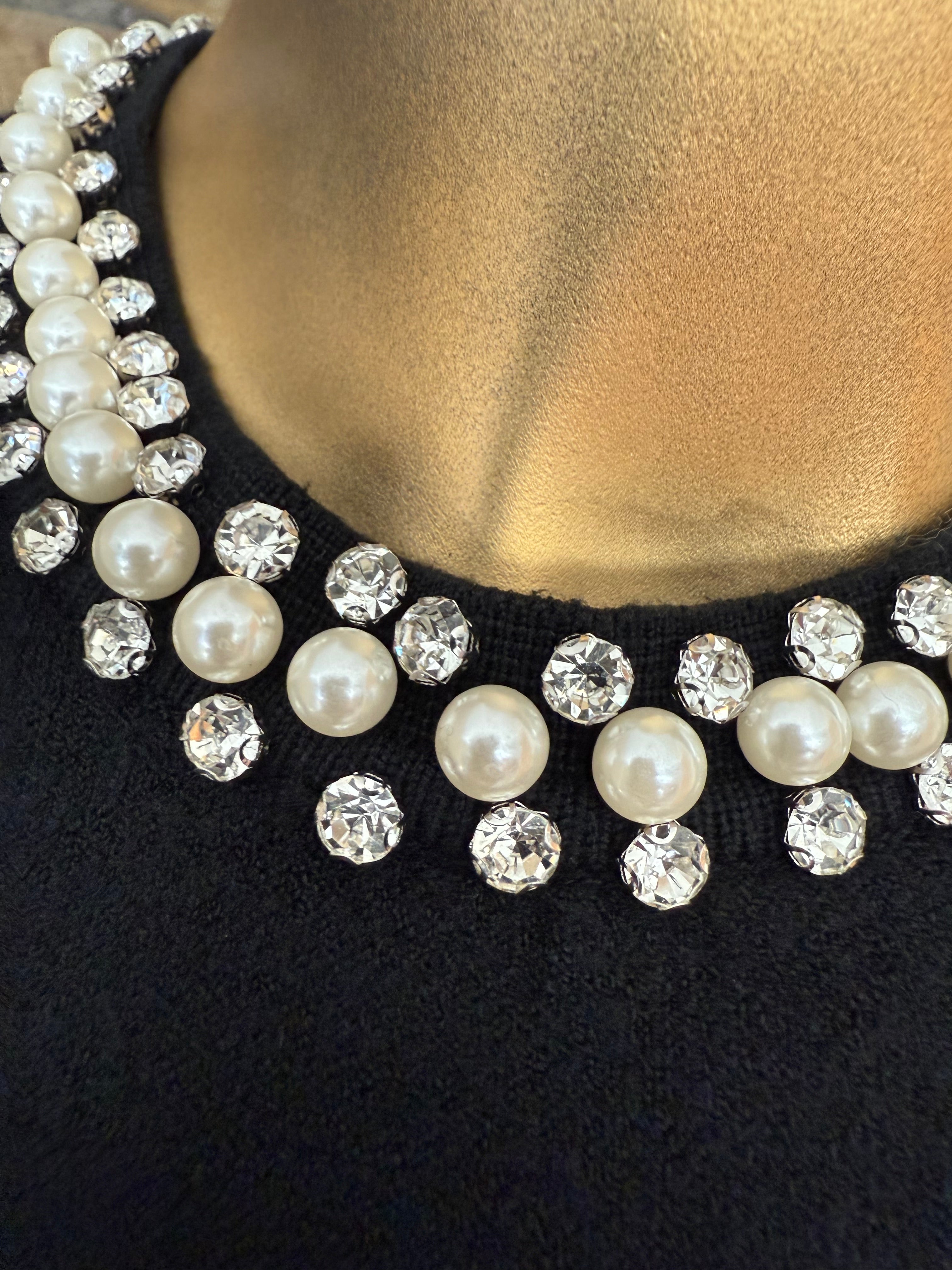 PEARL SLEEVELESS JUMPER