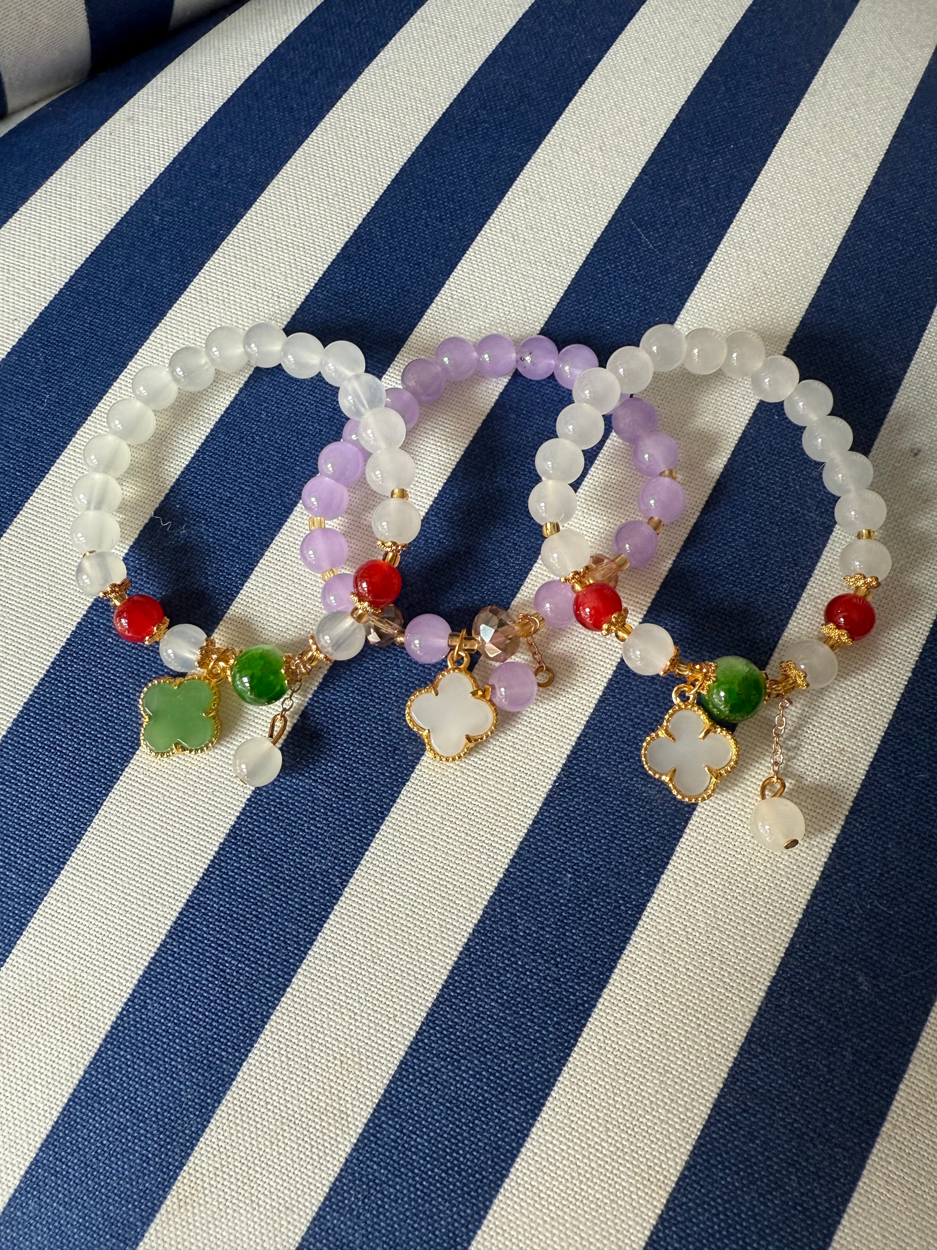 CLEEF BEAD BRACELET