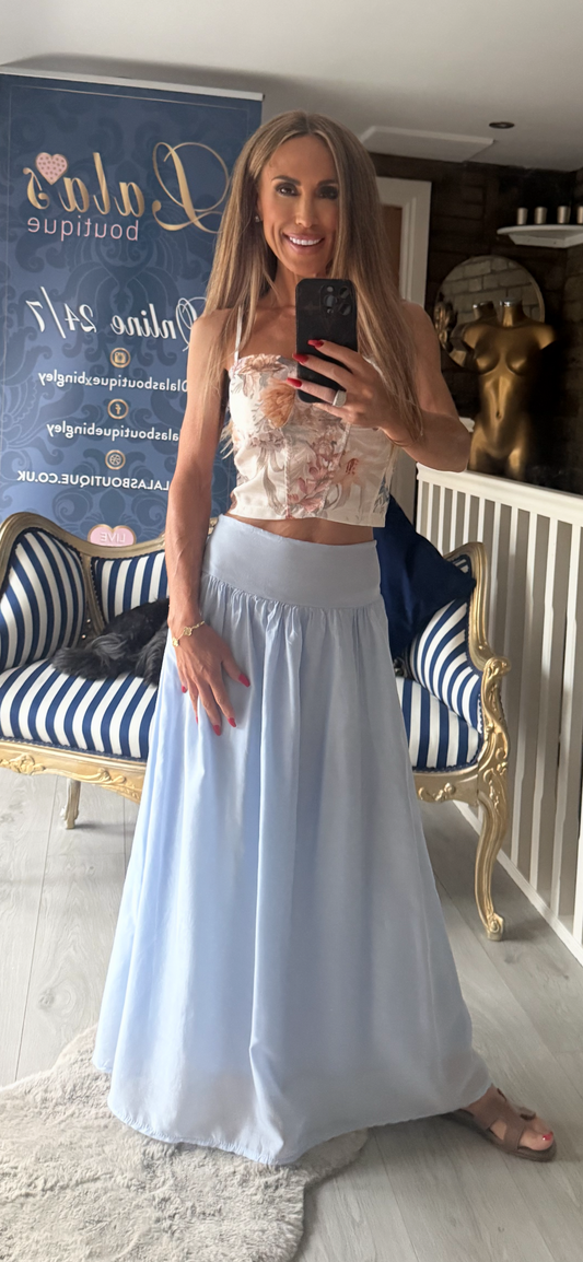CREAM FLORAL BRALET