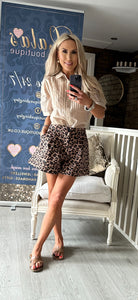 LEOPARD PRINT SHORTS