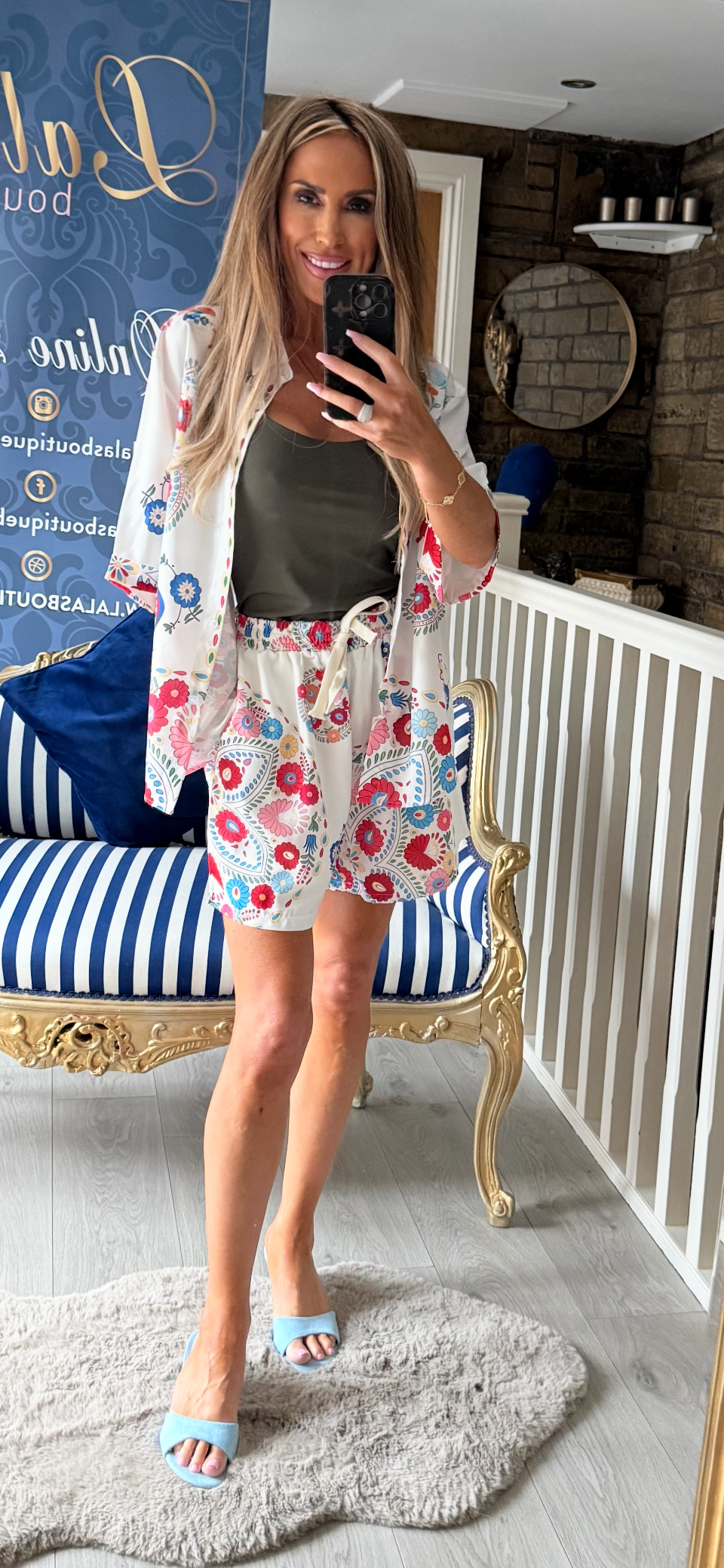 FLORAL SHORTS CO-ORD