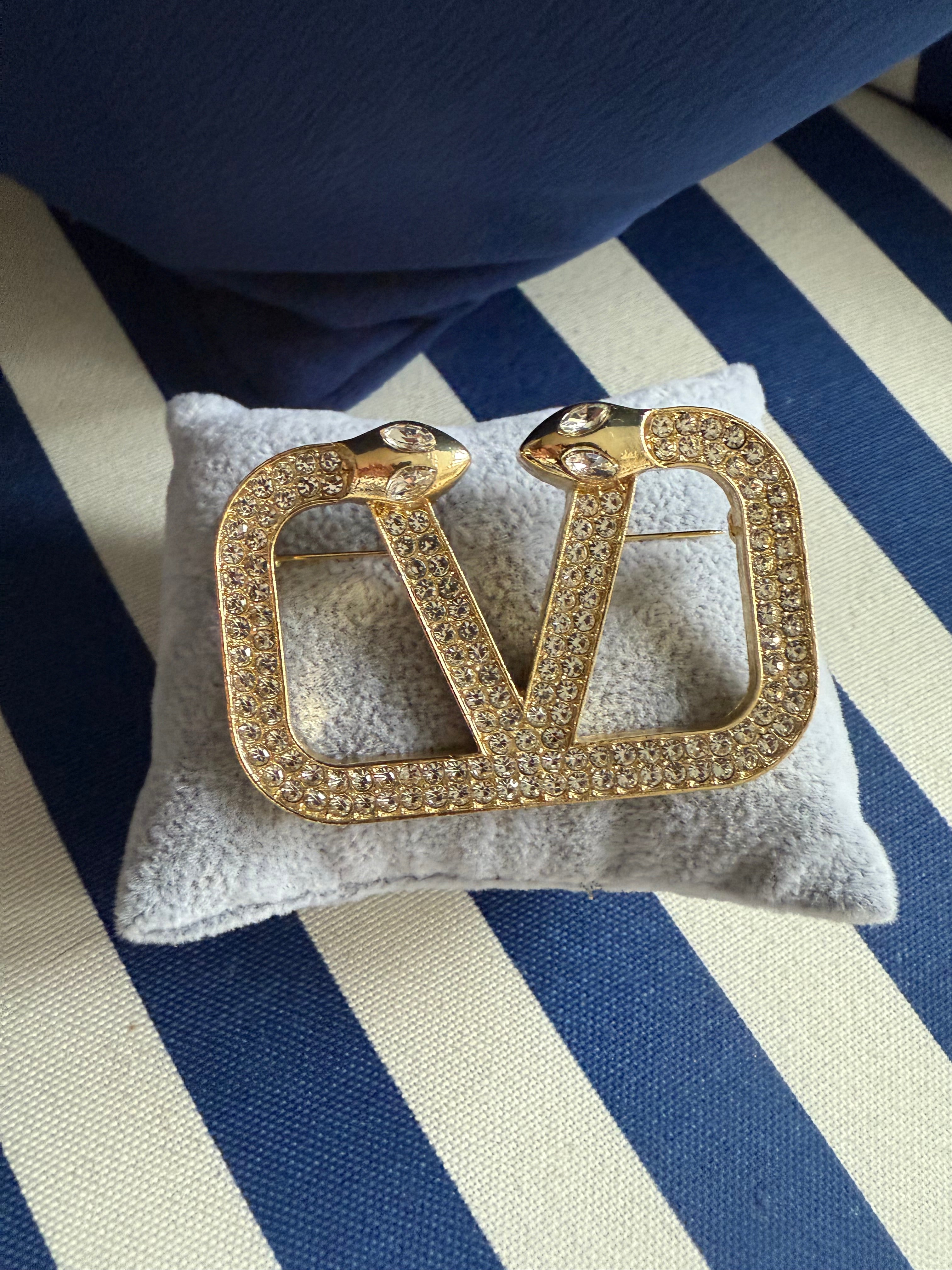 VALEN DIAMANTÉ BROOCH