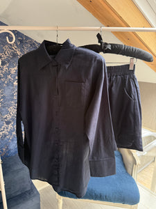 NAVY TAILORED SHORTS CO-ORD