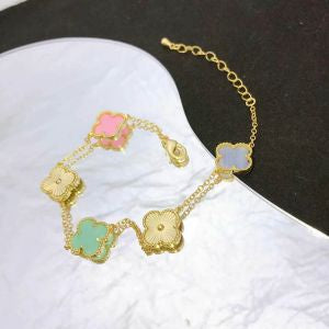 GOLD CANDY CLOVER BRACELET