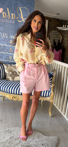 DELICATE SHEER LEMON BLOUSE