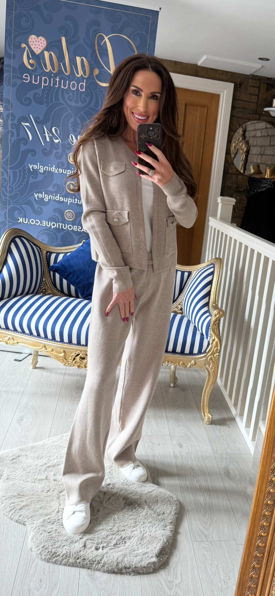TAUPE KNITTED CO-ORD