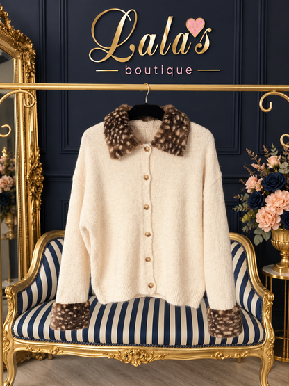 CREAM BAMBI CARDIGAN