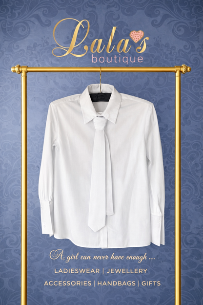 WHITE TIE SHIRT