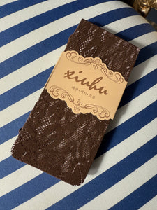 CHOCOLATE LACE TIGHTS