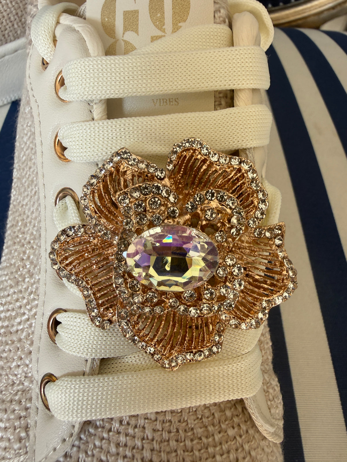 CRYSTAL TWEED TRAINERS