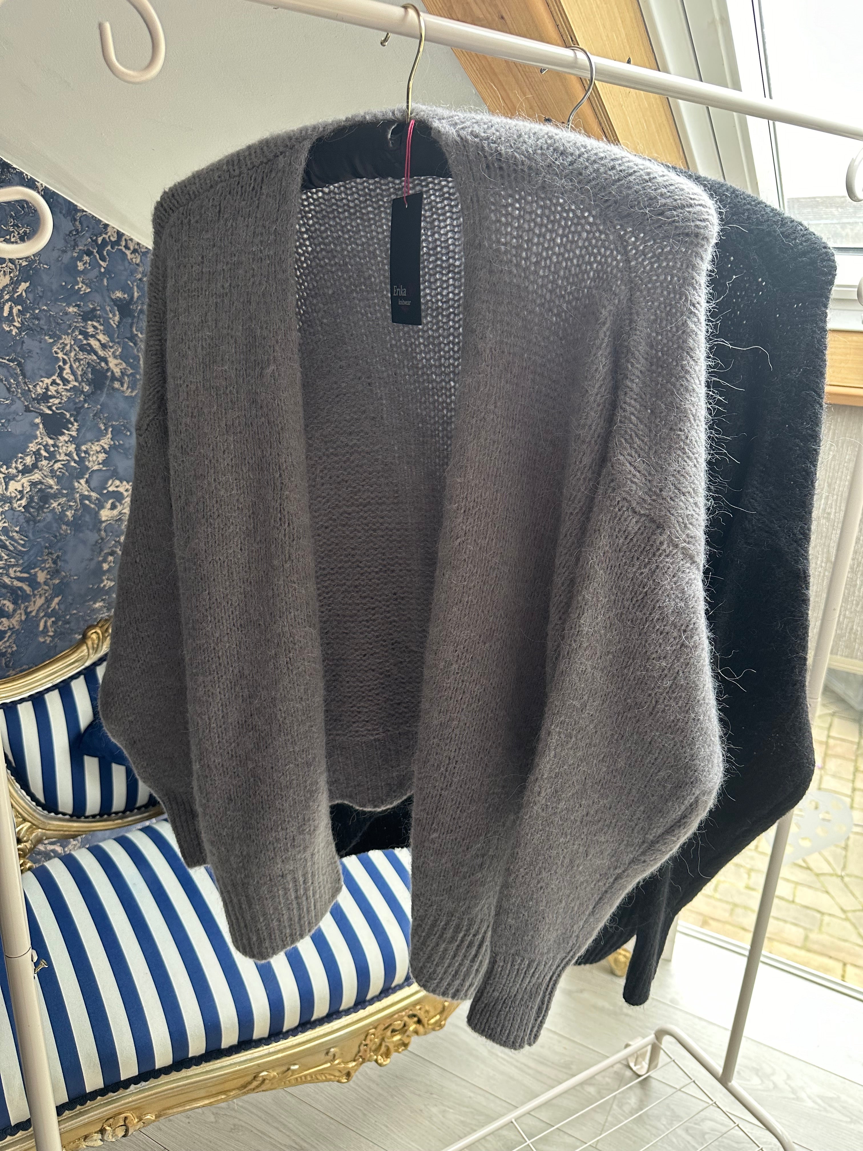 ALPACA GREY CARDIGAN