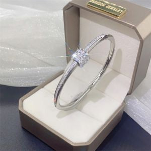 SILVER BARELL BANGLE