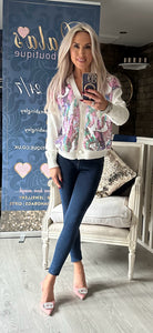 CANDY SEQUIN CARDIGAN