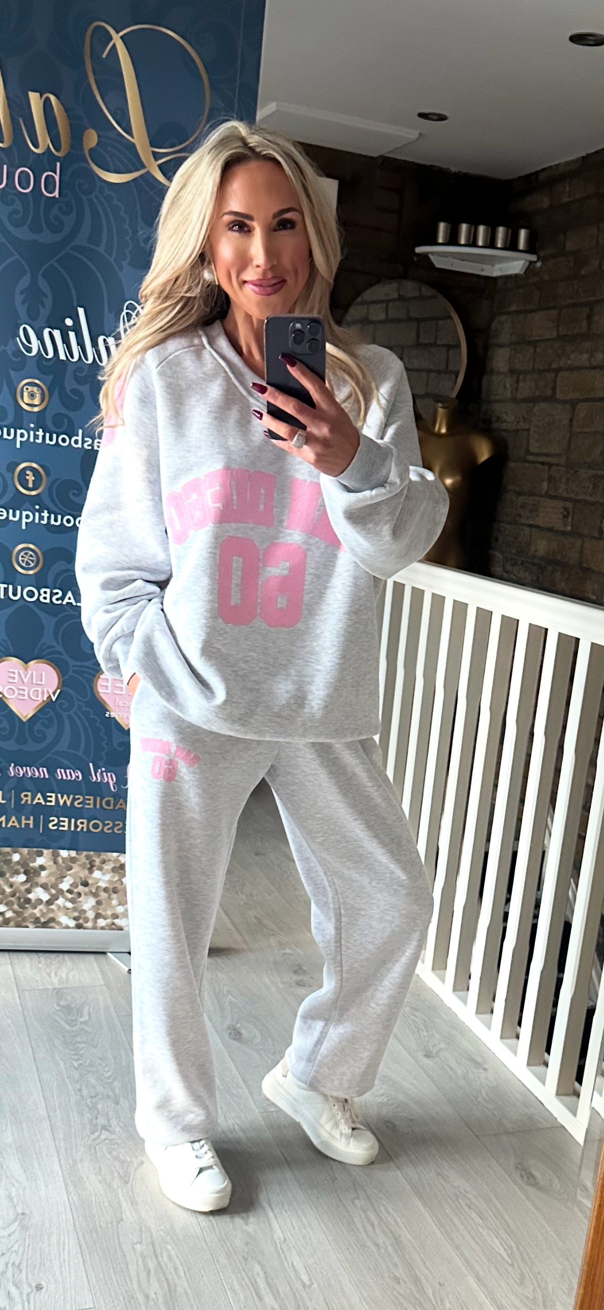 SAN DIEGO GREY TRACKSUIT