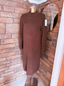 CHOCOLATE JUMPER DRESS