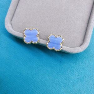 BLUE CLOVER EARRINGS