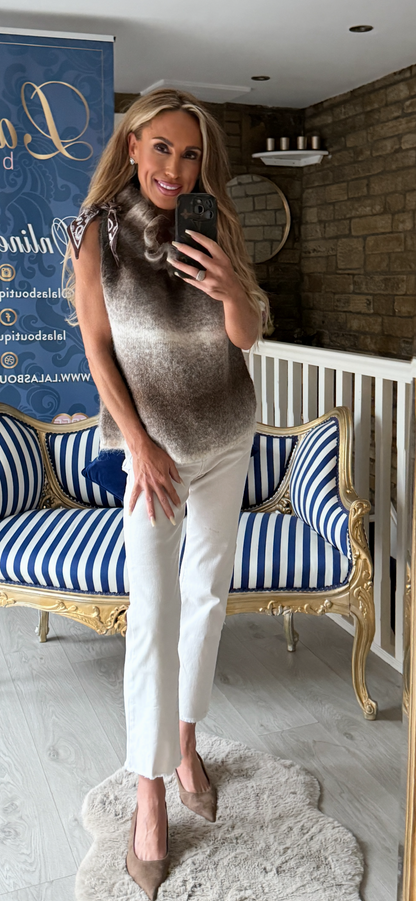 FRILL PAISLEY JUMPER