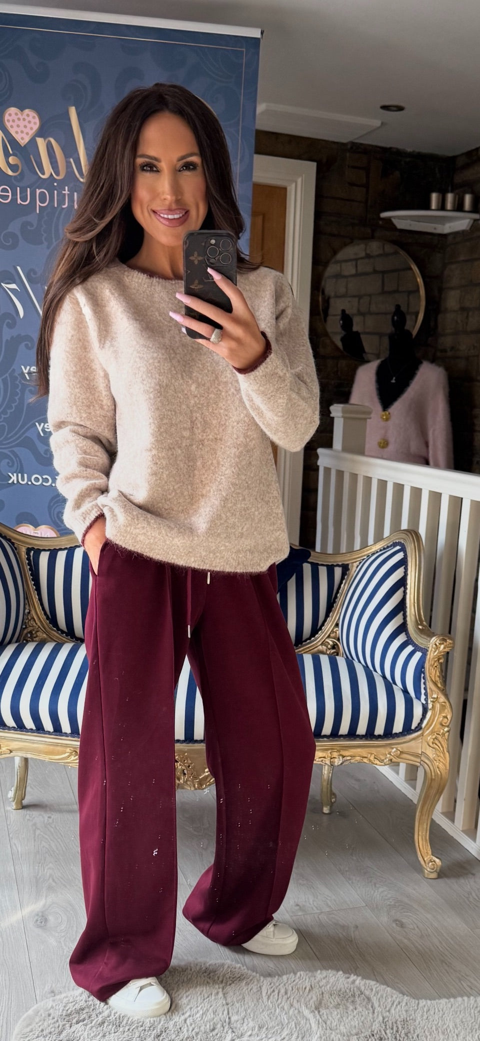 WINE RELAXED JOGGER