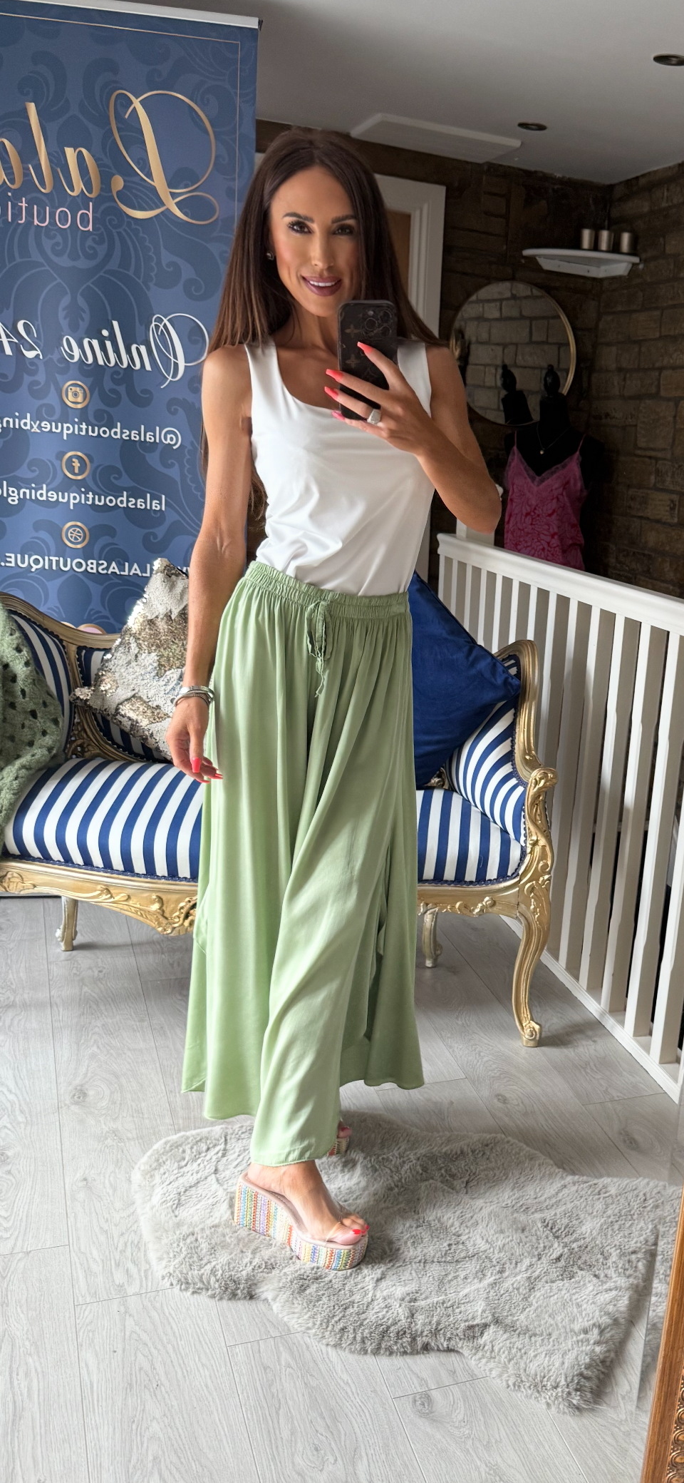 WHITE GEORGIA VEST