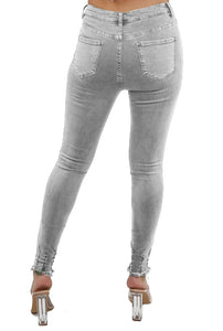 GREY LAULIA JEANS