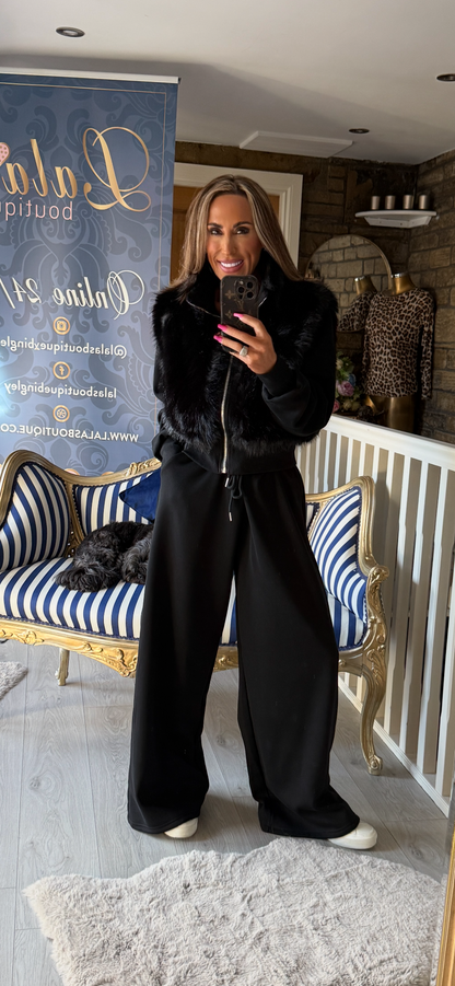 BLACK PREMIUM JOGGING BOTTOMS