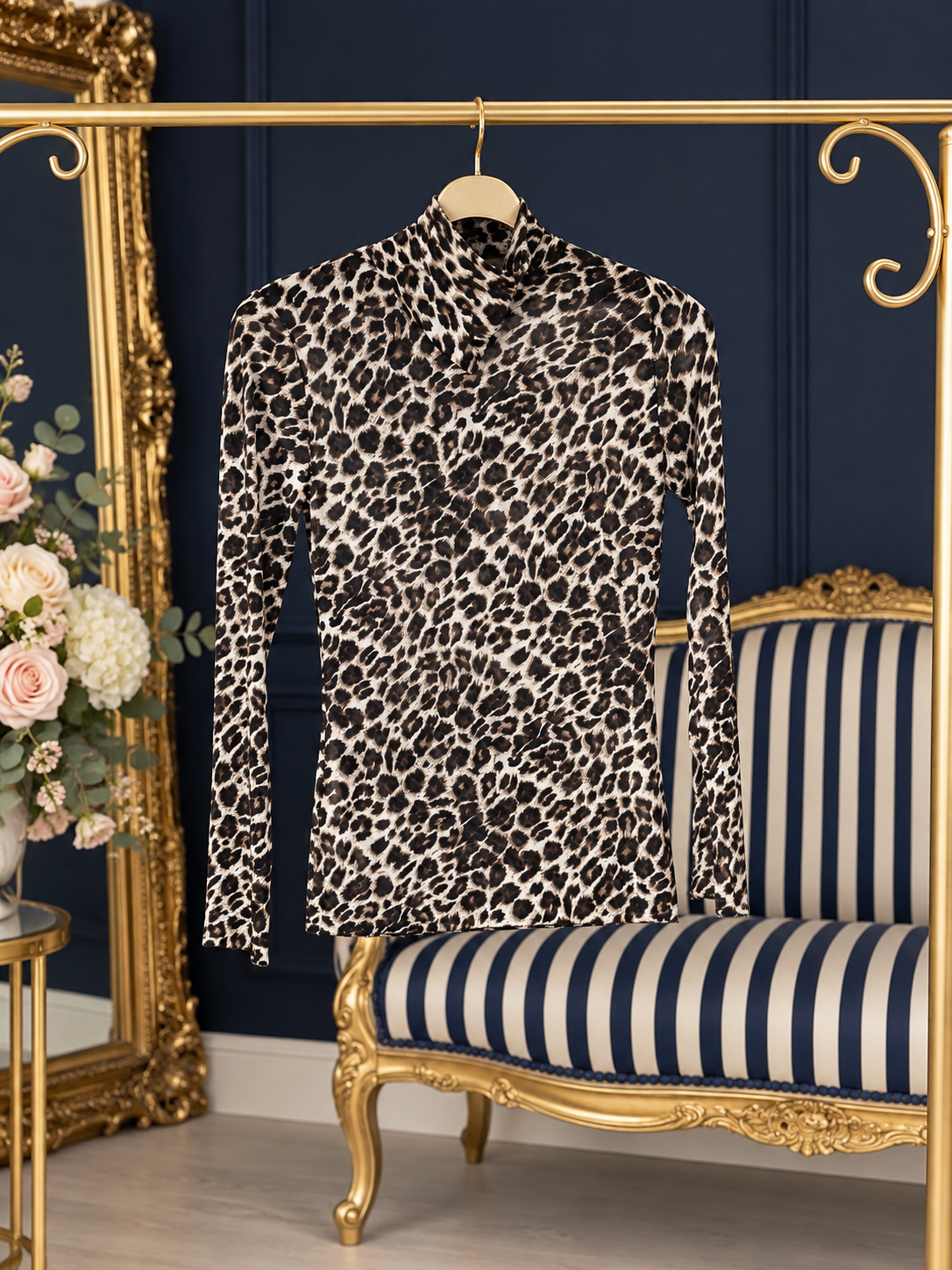 ANIMAL CASHMERE POLO NECK BASE LAYER