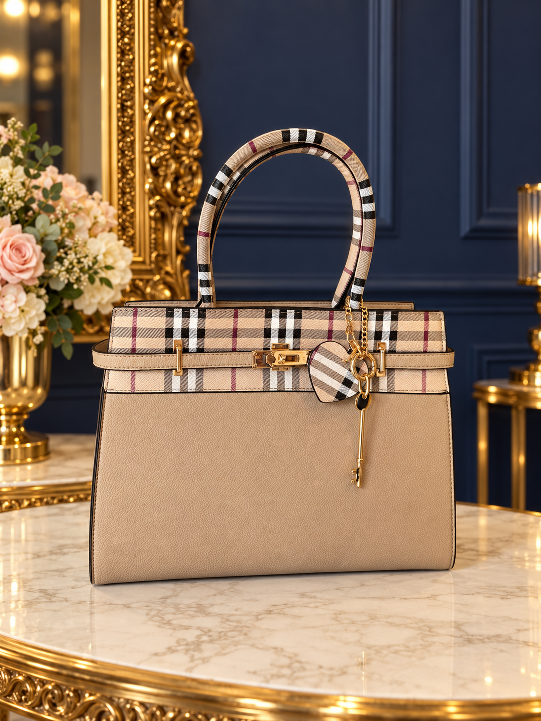 BURB CHARM BAG