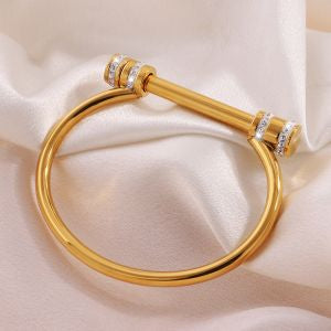 GOLD BAR BANGLE