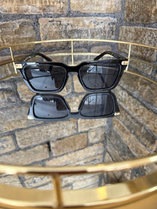 BLACK NUMERALS SUNGLASSES