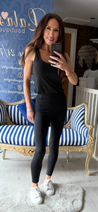 BLACK PLUS SIZE ENERGY LEGGINGS