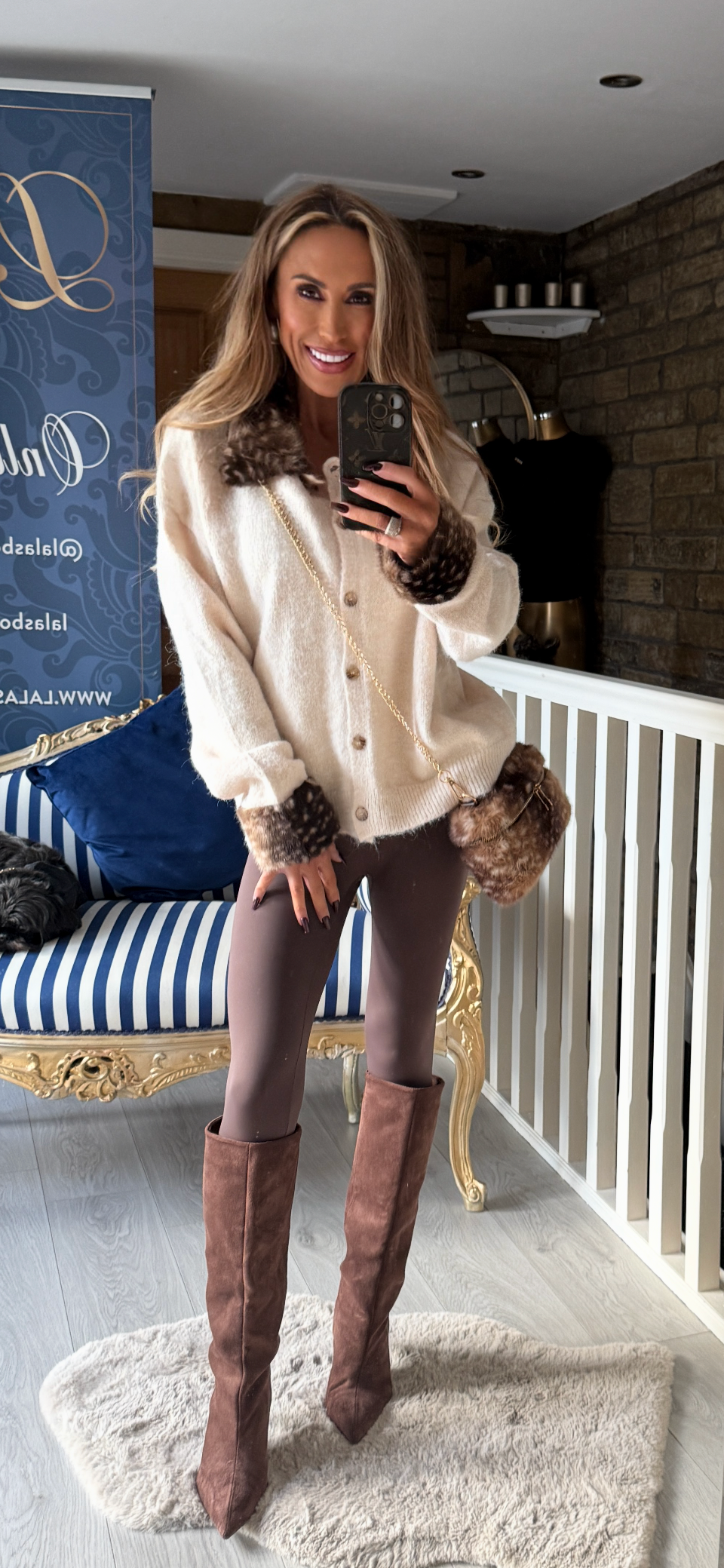 CREAM BAMBI CARDIGAN