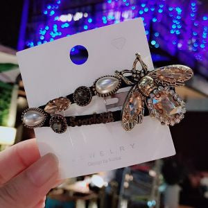 CRYSTAL BEE HAIR SLIDE